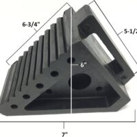 Solid Rubber Heavy Duty Black Wheel