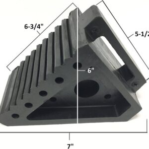 Solid Rubber Heavy Duty Black Wheel