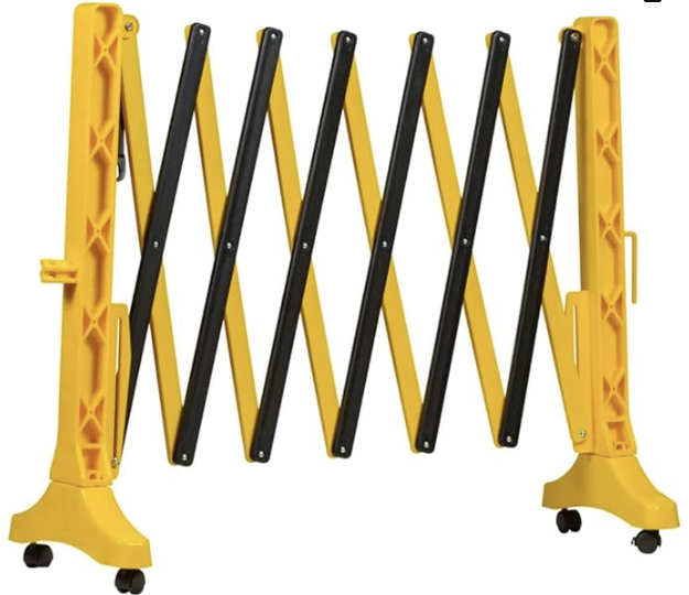 Expandable Safety Barrier with wheels-3.5 m