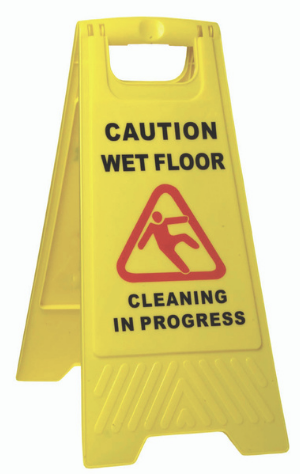Caution Floor Sign – Wet Floor (Folding)
